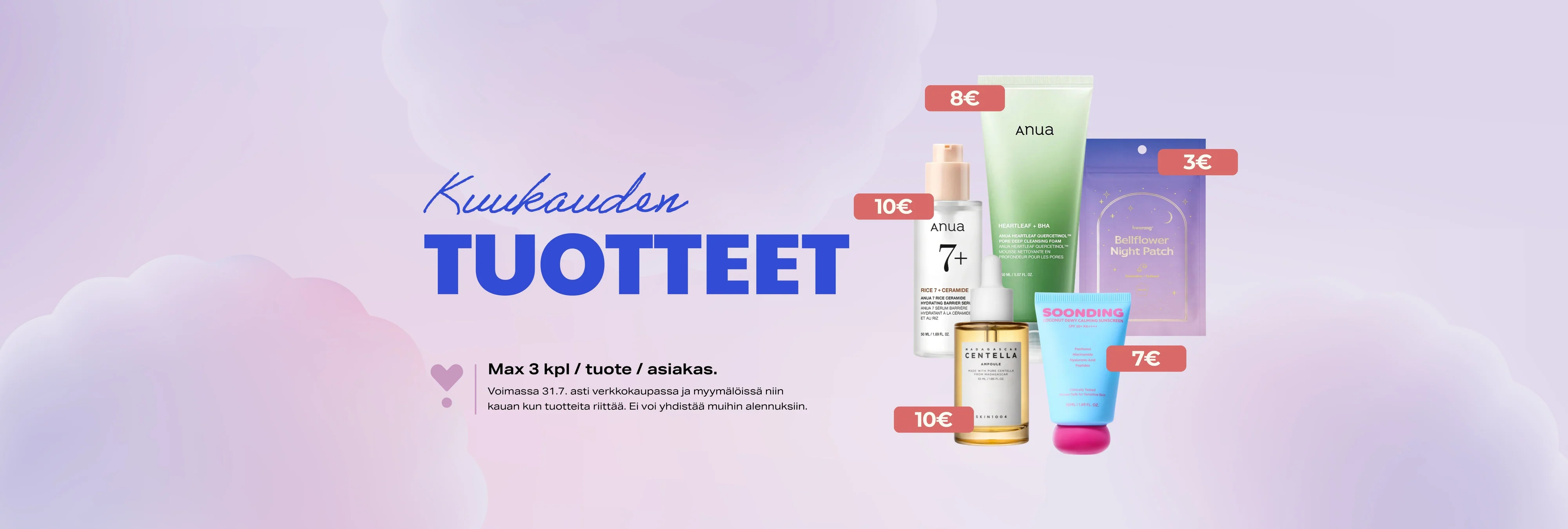K-Beautyn parhaat suoraan Suomesta